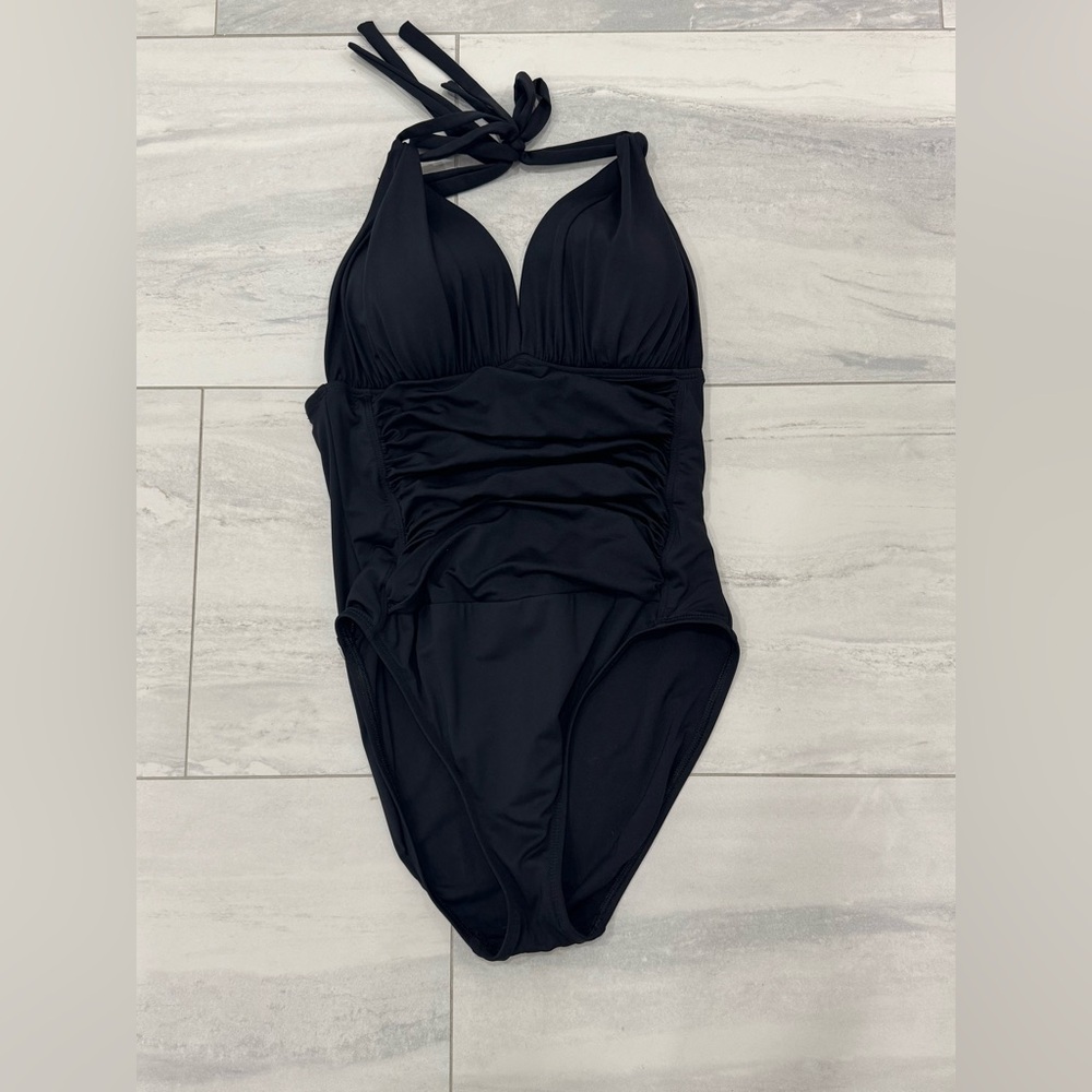 La Blanca Black One Piece Swimsuit